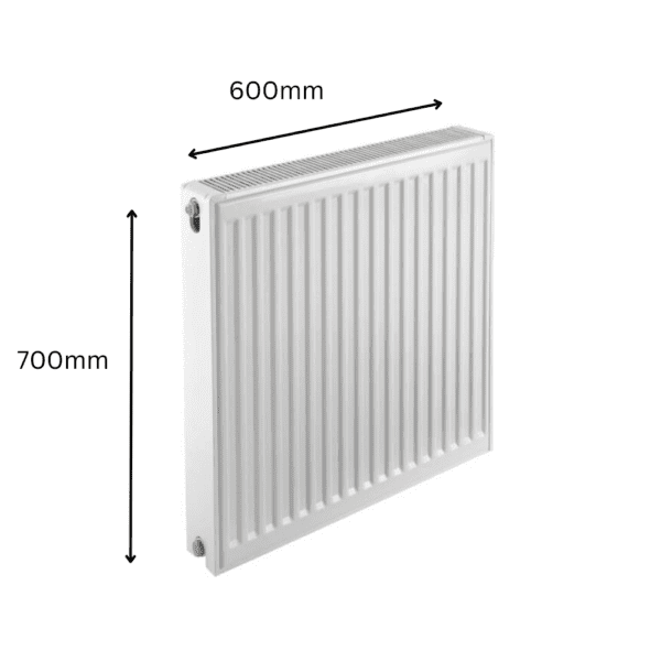 Prorad Double Panel Single Convector Radiator 700mm x 600mm (Type 21/P+)