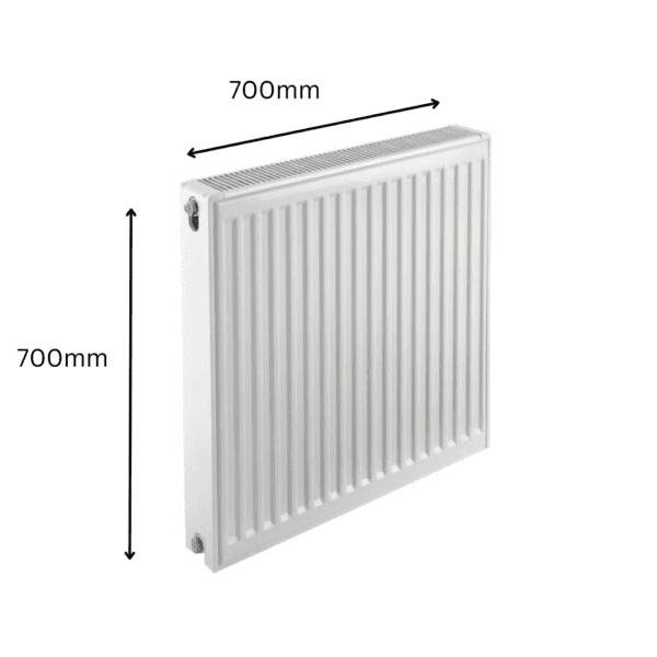 Prorad Double Panel Single Convector Radiator 700mm x 700mm (Type 21/P+)