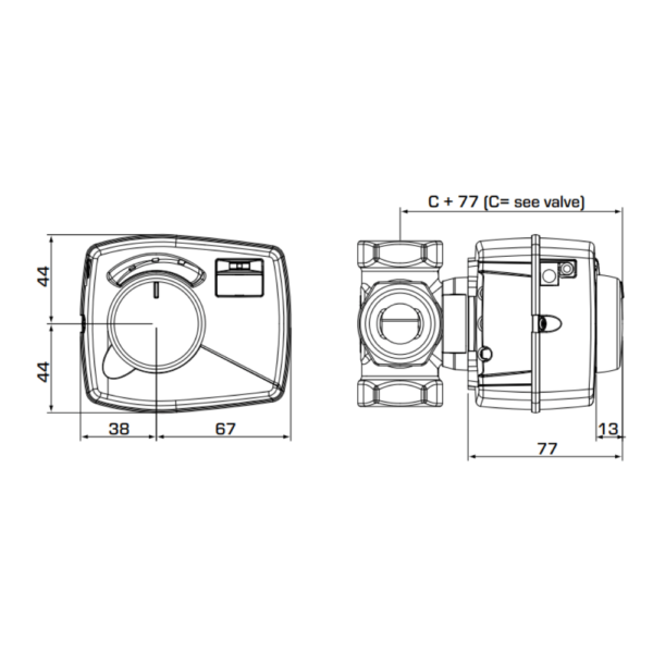 ESBE CRA211 Temperature Regulator (12721100) - Image 2