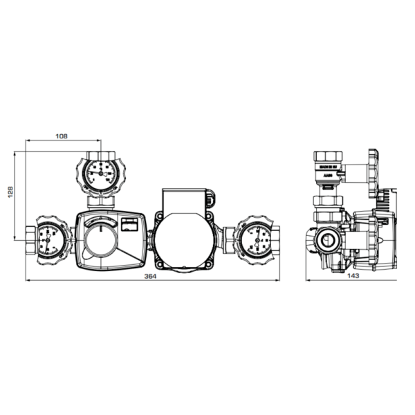 ESBE SFK141 VRG332 + CRA211 Wilo (55021600) - Image 2