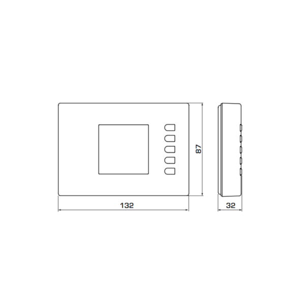 ESBE TFC139 5-35°C LCD Digital Room Thermostat (18004500) - Image 2