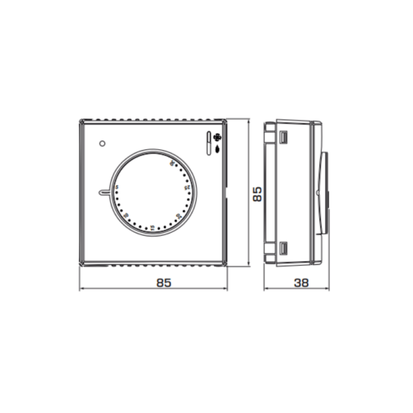 ESBE TMA116 8-30°C Room Thermostat (18000600) - Image 2