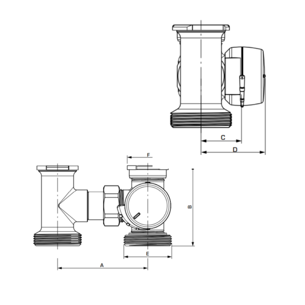 ESBE VRH139 Mixing Valve DN20 6.3 Kvs (11720300) - Image 2