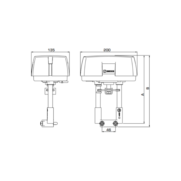 ESBE ALF464 Proportional/3-Point 24V 2200N 60s (22201400) - Image 2