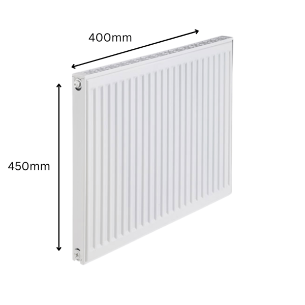 Henrad Single Convector Radiator 450mm x 400mm (Type 11/K1)