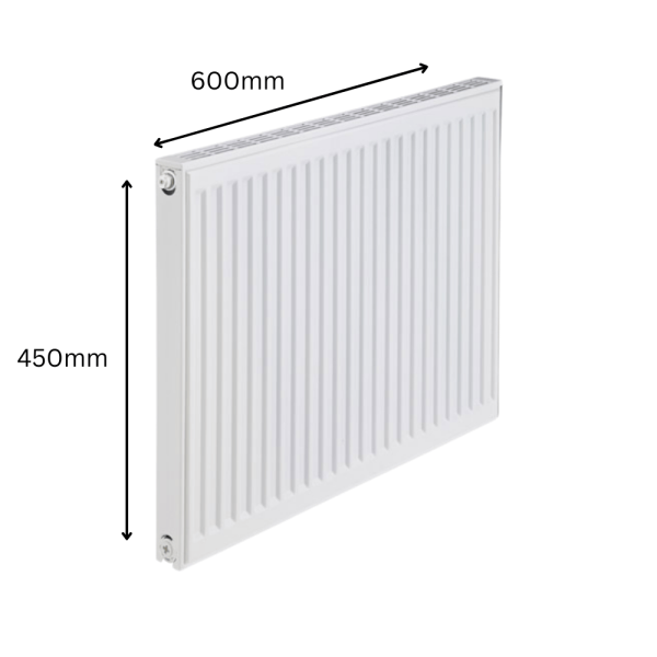 Henrad Single Convector Radiator 450mm x 600mm (Type 11/K1)