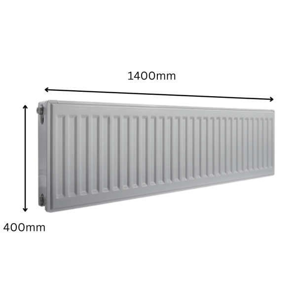 Prorad Double Convector Radiator 400mm x 1400mm (Type 22/K2)