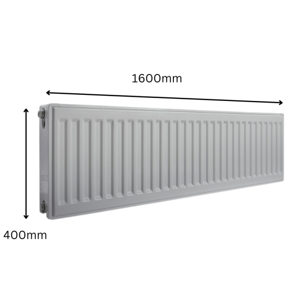 Prorad Double Convector Radiator 400mm x 1600mm (Type 22/K2)