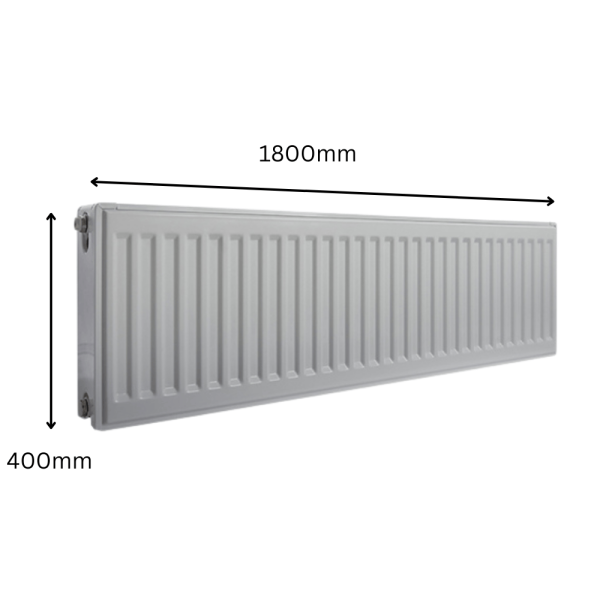Prorad Double Convector Radiator 400mm x 1800mm (Type 22/K2)