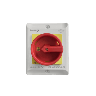 Heat Pump Rotary Enclosed Isolator 32 Amp 4-Pole (IS-4P-32A-S-G)