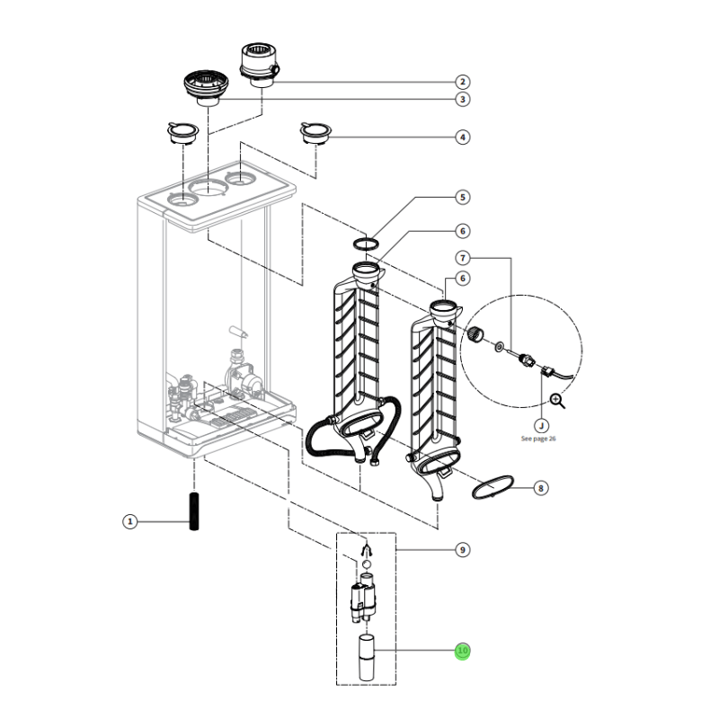 Intergas Syphon Cup - X Range (510054)
