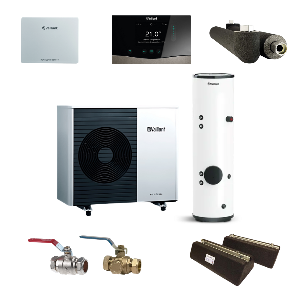 Vaillant aroTHERM Plus 5kW Installer Bundle Pack (175L Slim Wireless)