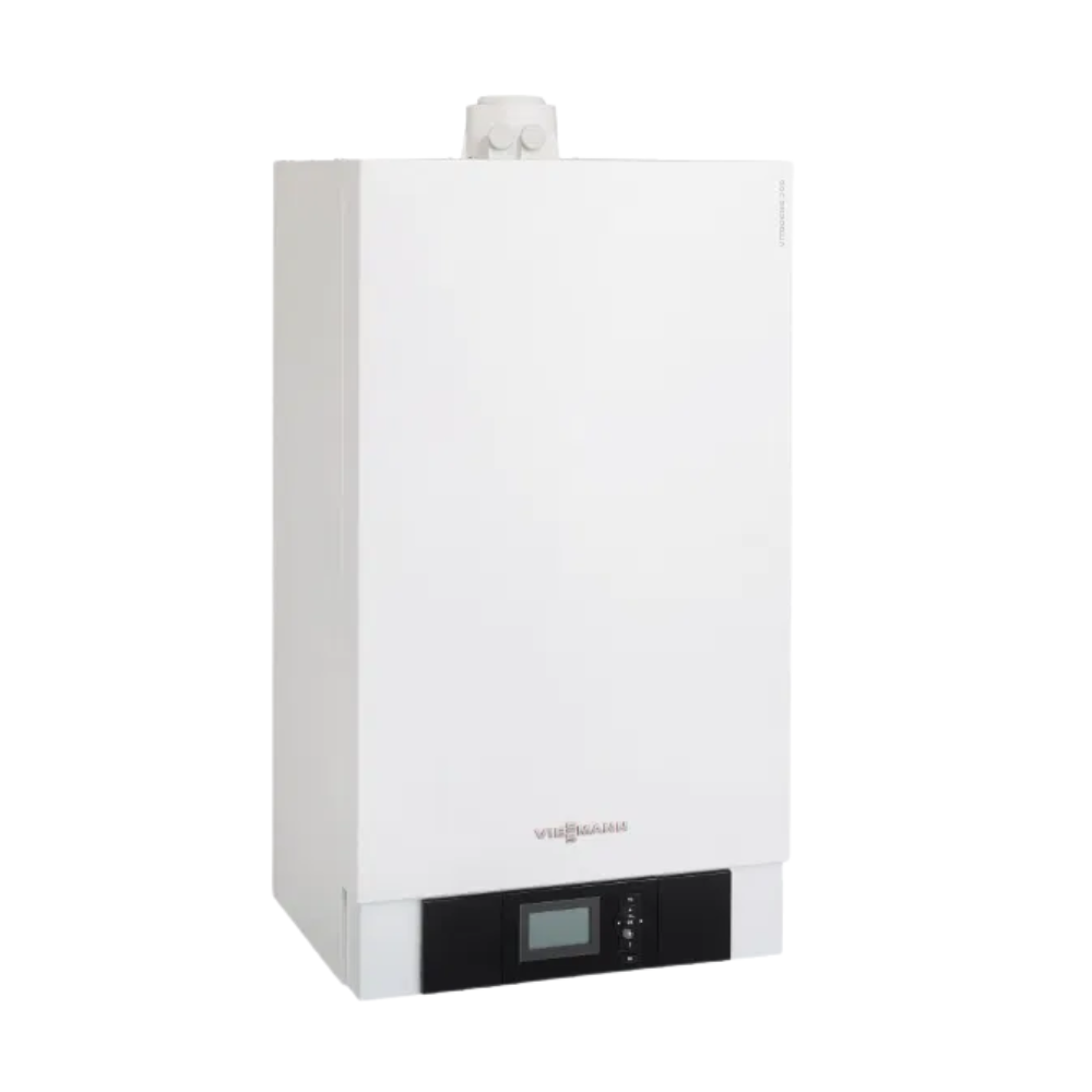 Viessmann Vitodens 200-W B2HA 49kW system boiler with HO1B weather compensation controller, part number 7571049