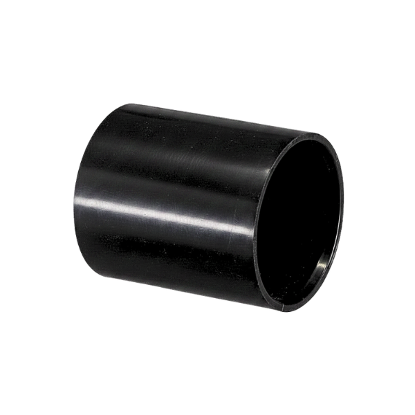 40mm Solvent Weld Coupling 1.5" Black