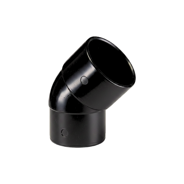 32mm Solvent Weld 45° M x F Elbow 1 1/4" Black